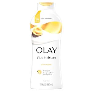 imageOlay Body Wash for Women Hydrating ampamp Moisturizing Holiday Edition With Plant Based Cleansers B3 Complex For All Skin Types Fireside Fir with Fresh Spruce ampamp Sandalwood Scent 22 fl ozShea Butter