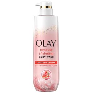 imageOlay Body Wash for Women Intensely Hydrating ProHyaluronic Acid Serum Complex Renews Moisture Vitamin B3 Lameller Technology For All Skin Types Strawberry Summer Fizz Scent 20 fl ozWatermelon Fizz