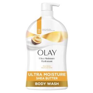 imageOlay Body Wash for Women Ultra Moisture 24hr Moisturizing Hydrating ampamp Refreshing B3 Vitamin Complex Free of Parabens ampamp Phthalates For All Skin Types Shea Butter Scent 33 fl oz