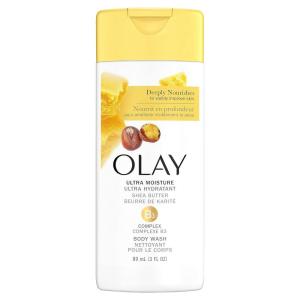 imageOlay Body Wash for Women Ultra Moisture 24hr Moisturizing Hydrating ampamp Refreshing B3 Vitamin Complex Free of Parabens ampamp Phthalates For All Skin Types Shea Butter Scent 30 fl oz Pack of 24Unscented