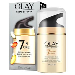 imageOlay CC Cream Total Effects Moisturizer with Foundation 7in1 Hydrates Replenishes Brightens Evens Tone Minimizes Look of Pores Firms Smooth Sheer Coverage AntiAging 17 oz