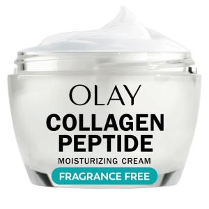 imageOlay Collagen Peptide Face Moisturizer Firming Cream for Women FragranceFree NonGreasy  Hydrating AntiAging AntiWrinkle Smooth Fine Lines Plumping Skin Care  Niacinamide 17 Oz17 Ounce Pack of 1