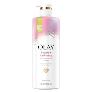 imageOlay Intensely Hydrating Body Wash  Body Lotion Bundle Pack Moisturizing ampamp Nourishing Formula with Hyaluronic Acid ampamp Vitamin B3 Complex 26 fl oz ampamp 17 fl oz Pack of 2Scented