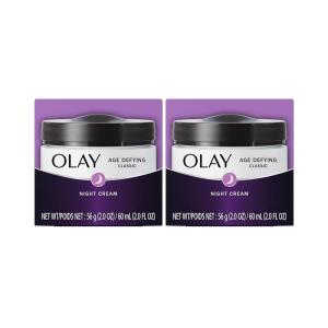 imageOlay Night Cream with Pro Retinol and Vitamins C ampamp E Age Defying Pack of 2