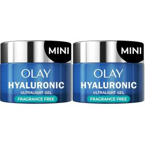 imageOlay Regenerist Hyaluronic  Peptide 24 Gel Face Moisturizer FragranceFree Trial Size 5 oz05 Fl Oz Pack of 2