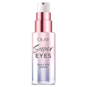 imageOlay Super Eye Serum  Vitamin C Caffeine Niacinamide Amino Peptide Aloe Vera  Brightens Dark Circles AntiWrinkle AntiAging Brightening Smooths Fine Lines Firming Hydrating 045 Oz
