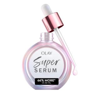 imageOlay Super Serum  Niacinamide Vitamin C ampamp E Collagen Peptide AHA  5in1 Skin Care Benefits for Face  Healthy Glow Brightening Hydrating Smoothing Firming Evens Tone AntiAging 17 Oz17 Fl Oz Pack of 1