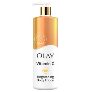 imageOlay Super Serum Hand ampamp Body Lotion for Dry Skin 24hr Long Lasting Hydration 5 Ingredient Serum Complex for Bright Even Firm Luminous Skin Sweet Vanilla ampamp Soft Wood Scent 185 fl ozVitamin C
