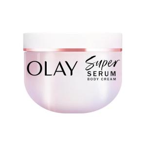 imageOlay Super Serum Hand ampamp Body Lotion for Dry Skin 24hr Long Lasting Hydration 5 Ingredient Serum Complex for Bright Even Firm Luminous Skin Sweet Vanilla ampamp Soft Wood Scent 185 fl ozSweet Vanilla  Soft Wood