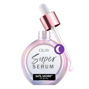 imageOlay Super Serum Night Repair FragranceFree  Niacinamide Peptide Salicylic ampamp Lactic Acid Glycerin  5in1 Skin Care Benefits  Hydrating Evens Tone Reduces Dark Spots AntiAging 10 Oz17 Fl Oz Pack of 1