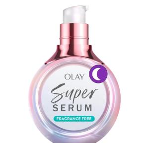 imageOlay Super Serum Night Repair FragranceFree Trial Size  Niacinamide Peptide Salicylic ampamp Lactic Acid Glycerin  5in1 Skin Care Benefits  Hydrating Reduces Dark Spots AntiAging 04 Oz
