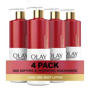 imageOlay Tone Evening and Hydrating Body Lotion Deep Moisture 17oz Pack of 4Age Defying Niacinimide