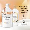 imageOlay Body Wash for Women Fresh Radiance Refreshing ampamp Renewing Made with Plant Based Cleansers B3 Botanical Complex For All Skin Types Peach ampamp Cherry Blossom Scent 33 fl ozCocoa Butter