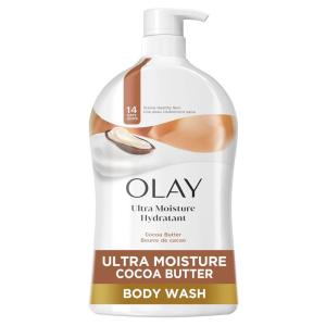 imageOlay Body Wash for Women Fresh Radiance Refreshing ampamp Renewing Made with Plant Based Cleansers B3 Botanical Complex For All Skin Types Peach ampamp Cherry Blossom Scent 33 fl ozCocoa Butter