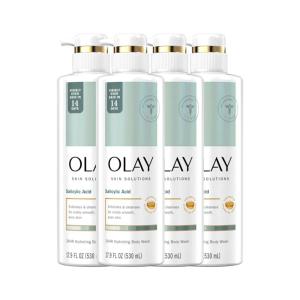 imageOlay Skin Solutions Hydrating Body Wash for Women with Salicylic Acid 179 fl oz Pack of 4