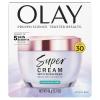 imageOlay Super Cream with Sunscreen SPF 30 Fragrance Free Lightweight Face Moisturizer with Sun Protection 5in1 Skin Care  Hydrating Brightening Firming  Niacinamide Vitamin C Collagen 17 oz