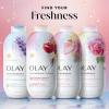 imageOlay Body Wash for Women 247 SkinLoving Freshness Miami Mocktails Plant Based Cleansers Vitamin B3 amp Antioxidant Blend All Skin Types Berry Passionate with Passionfruit amp Guava Scent 22 fl ozBlack Cherry  Vanilla