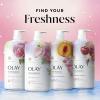 imageOlay Body Wash for Women Fresh Radiance 247 SkinLoving Freshness Visibly Radiant Plant Based Cleansers Vitamin B3 amp Antioxidant Blend For All Skin Types Strawberry amp Mint Scent 29 fl ozStrawberry  Mint