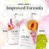 imageOlay Body Wash for Women Fresh Radiance 247 SkinLoving Freshness Visibly Radiant Plant Based Cleansers Vitamin B3 amp Antioxidant Blend For All Skin Types Strawberry amp Mint Scent 29 fl ozPeach  Cherry Blossom