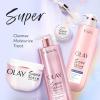 imageOlay Super Serum Body Wash for Normal Skin 24hr Long Lasting Rich Hydration 5 Ingredient Complex for Bright Even Firm amp Luminous Skin with Collagen Peptide BHA Vitamin C 20 fl ozRough  Bumpy