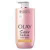 imageOlay Super Serum Body Wash for Normal Skin 24hr Long Lasting Rich Hydration 5 Ingredient Complex for Bright Even Firm amp Luminous Skin with Collagen Peptide BHA Vitamin C 20 fl ozExtra Dry