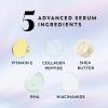 imageOlay Super Serum Body Wash for Normal Skin 24hr Long Lasting Rich Hydration 5 Ingredient Complex for Bright Even Firm amp Luminous Skin with Collagen Peptide BHA Vitamin C 20 fl ozCoconut  Vanilla   Soft Wood