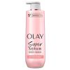 imageOlay Super Serum Body Wash for Normal Skin 24hr Long Lasting Rich Hydration 5 Ingredient Complex for Bright Even Firm amp Luminous Skin with Collagen Peptide BHA Vitamin C 20 fl ozNormal