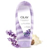 image:imageOlay Body Wash for Women Moisture Ribbons Plus Deep Conditioning amp Moisturizing Formula Long Lasting Smooth Soft Skin For All Skin Types Shea Butter amp Manuka Honey Scent 18 fl oz Pack of 4Shea Butter  Lavender Oil